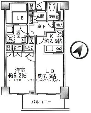 ファインステージ新横浜の物件間取画像